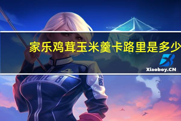 家乐 鸡茸玉米羹卡路里是多少