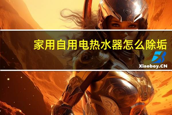 家用自用电热水器怎么除垢