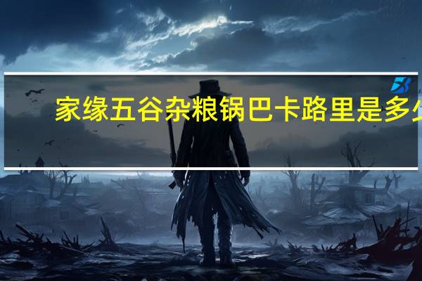 家缘 五谷杂粮锅巴卡路里是多少