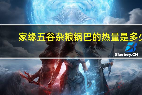 家缘 五谷杂粮锅巴的热量是多少