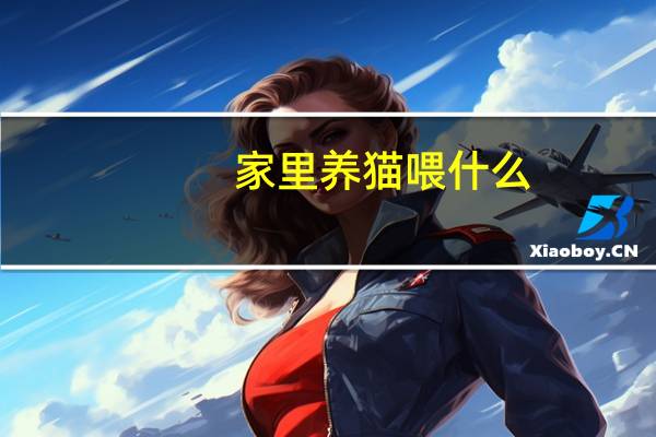 家里养猫喂什么