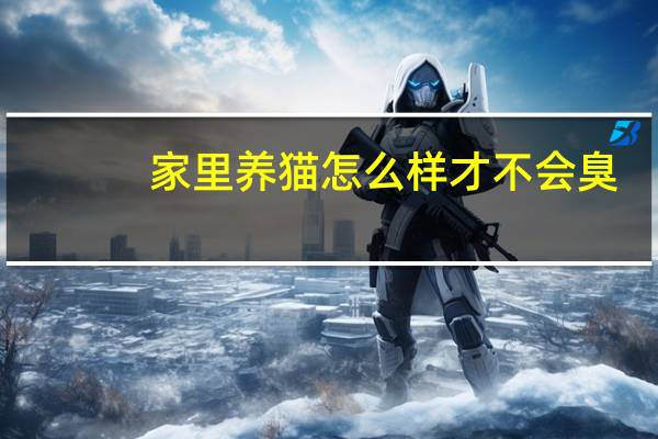 家里养猫怎么样才不会臭