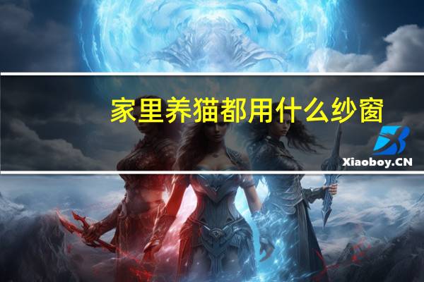 家里养猫都用什么纱窗