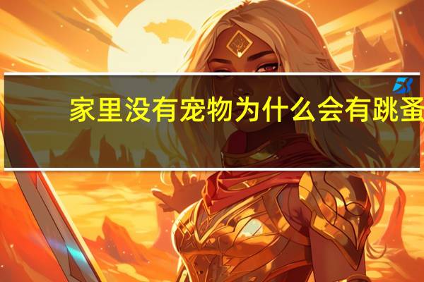 家里没有宠物为什么会有跳蚤
