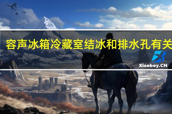 容声冰箱冷藏室结冰和排水孔有关系吗（容声冰箱冷藏室结冰）