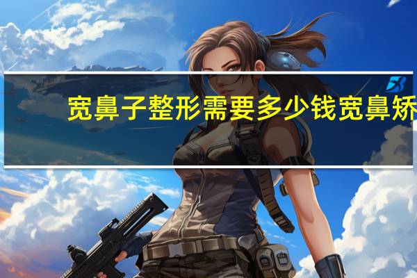 宽鼻子整形需要多少钱 宽鼻矫正优缺点是什么