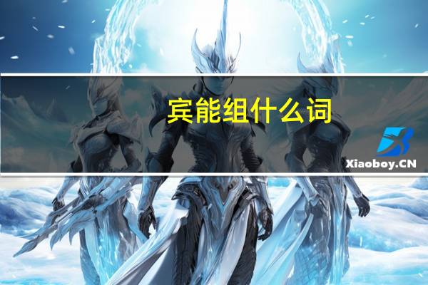 宾能组什么词