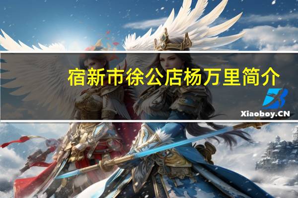 宿新市徐公店杨万里简介（宿新市徐公店杨万里）