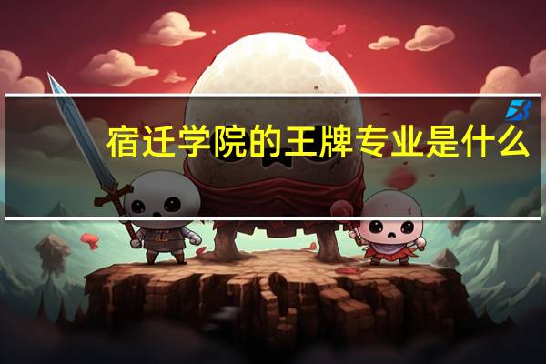 宿迁学院的王牌专业是什么