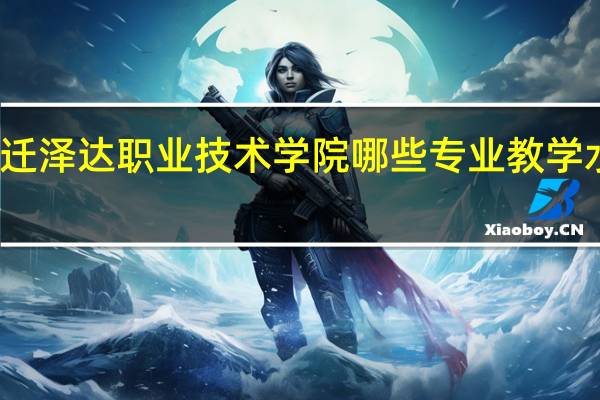 宿迁泽达职业技术学院哪些专业教学水平较高