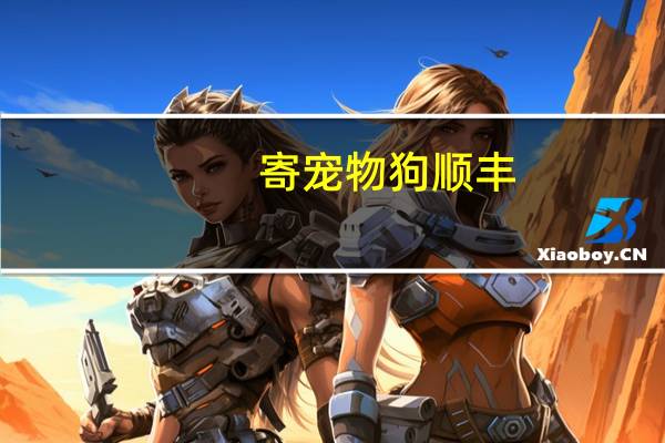 寄宠物狗顺丰