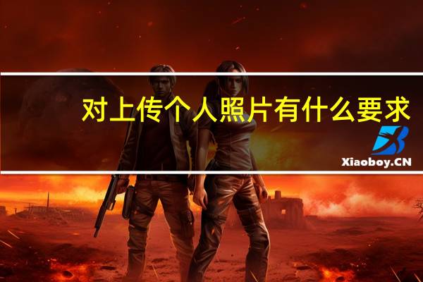 对上传个人照片有什么要求？