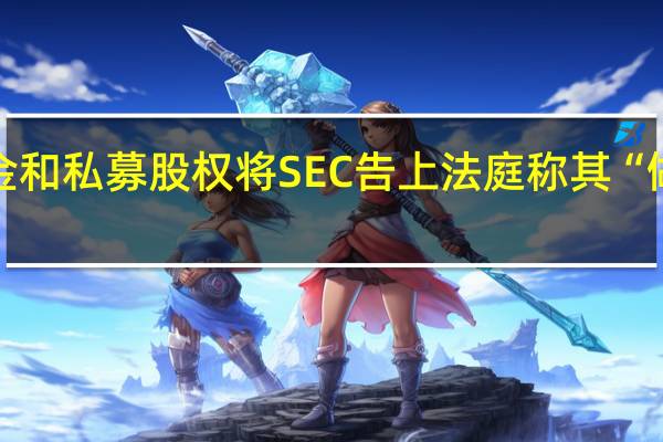 对冲基金和私募股权将SEC告上法庭 称其“做的太过分了”