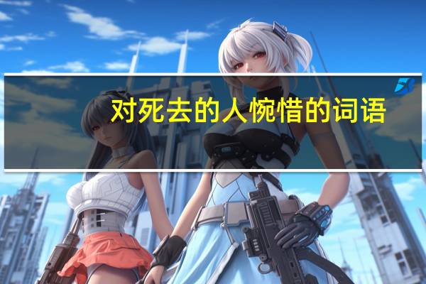 对死去的人惋惜的词语