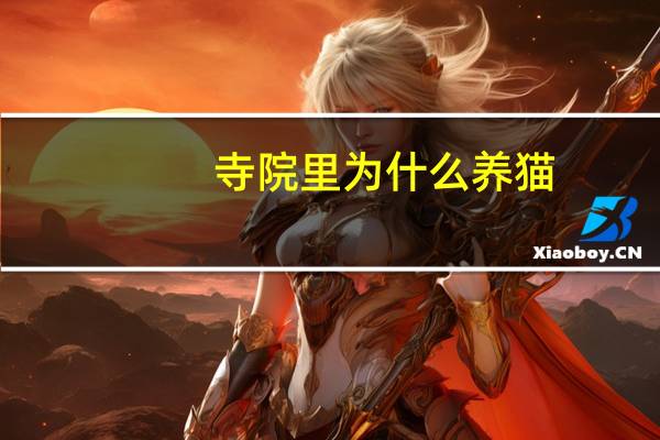 寺院里为什么养猫