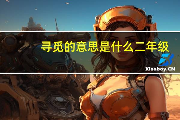 寻觅的意思是什么二年级（寻觅的意思是什么呢）