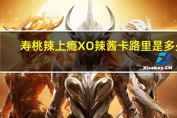 寿桃 辣上瘾XO辣酱卡路里是多少