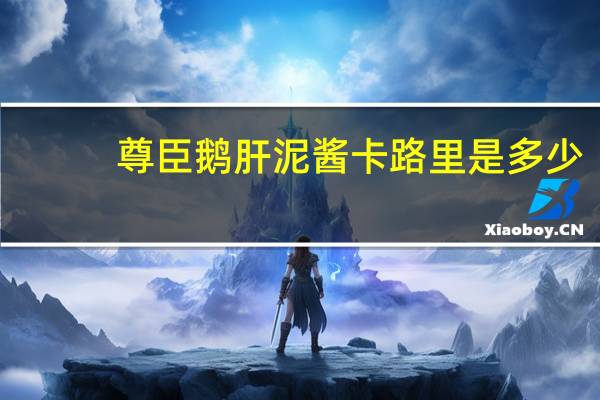 尊臣 　鹅肝泥酱卡路里是多少