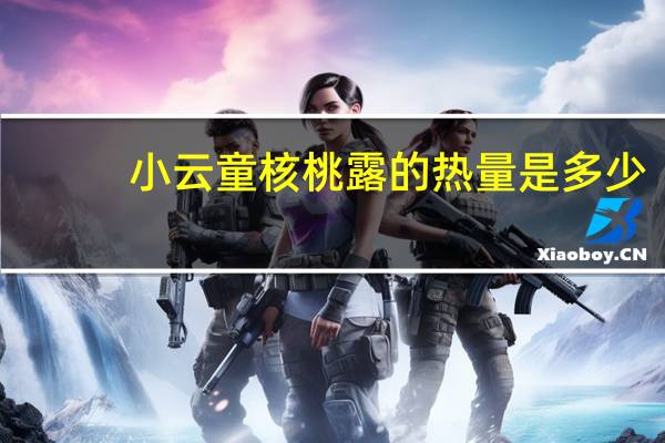 小云童 核桃露的热量是多少