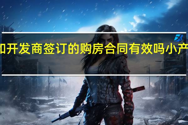 小产权房和开发商签订的购房合同有效吗 小产权房屋买卖合同