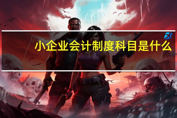 小企业会计制度科目是什么