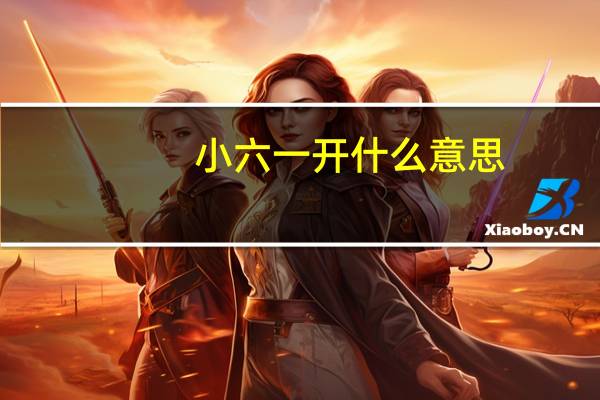 小六一开什么意思