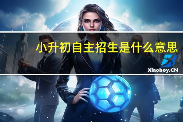 小升初自主招生是什么意思