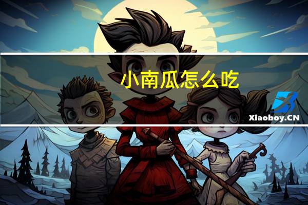 小南瓜怎么吃