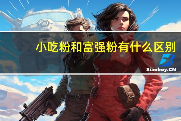 小吃粉和富强粉有什么区别