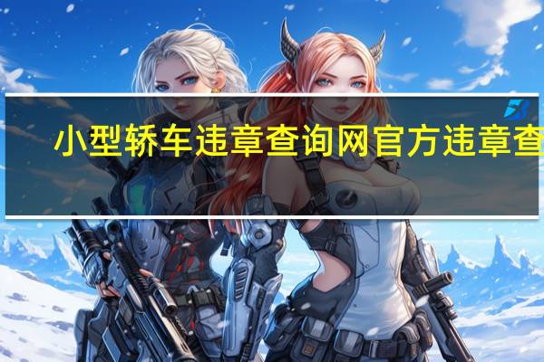 小型轿车违章查询网官方违章查询（小轿车违章查询）