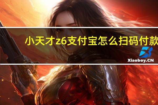 小天才z6支付宝怎么扫码付款-小天才z6如何扫码支付