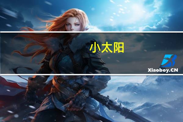 小太阳（关于小太阳的介绍）