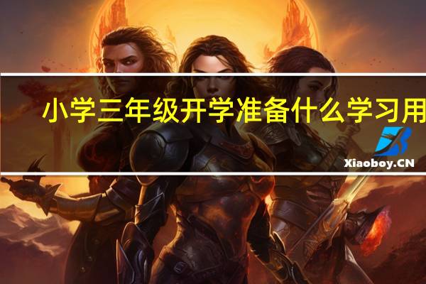 小学三年级开学准备什么学习用品