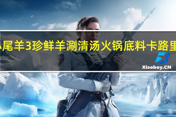 小尾羊 3珍鲜羊涮清汤火锅底料卡路里是多少