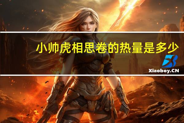 小帅虎 相思卷的热量是多少