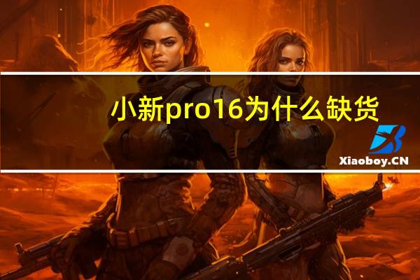 小新pro16为什么缺货
