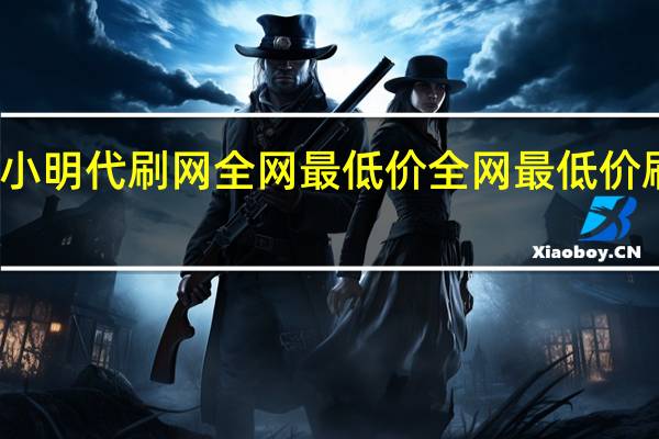小明代刷网全网最低价 全网最低价刷东西