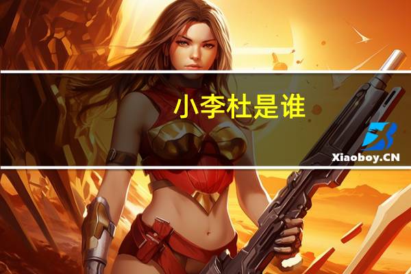 小李杜是谁