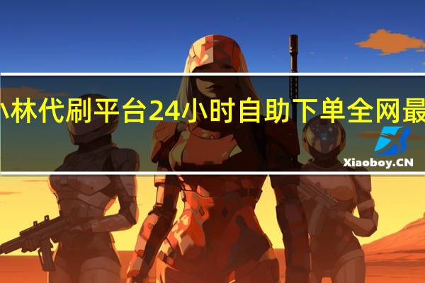小林代刷平台 24小时自助下单全网最低价ks