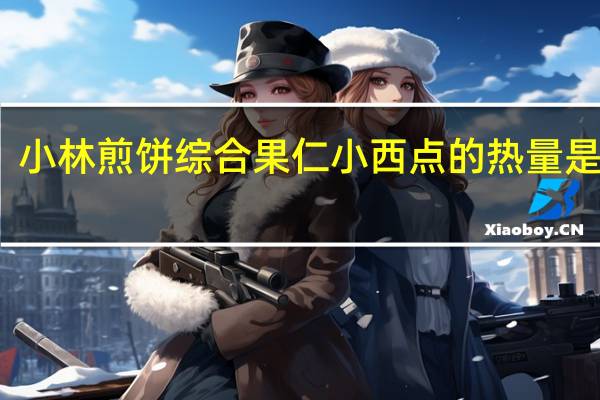 小林煎饼 综合果仁小西点的热量是多少