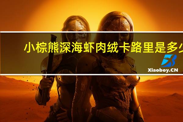 小棕熊 深海虾肉绒卡路里是多少
