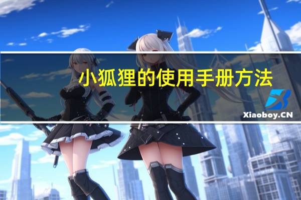 小狐狸的使用手册方法（小狐狸的使用手册）
