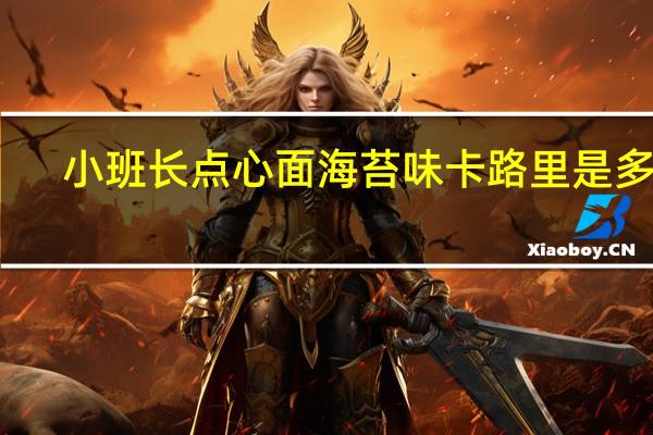 小班长 点心面海苔味卡路里是多少