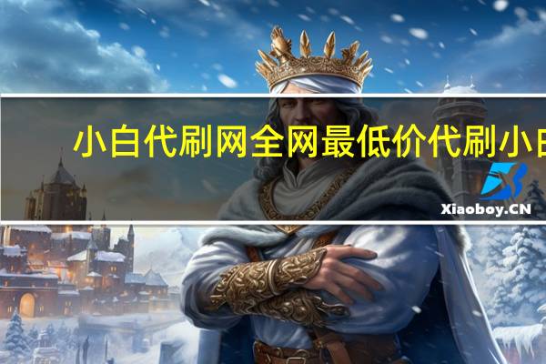 小白代刷网全网最低价 代刷小白(小白刷题app)