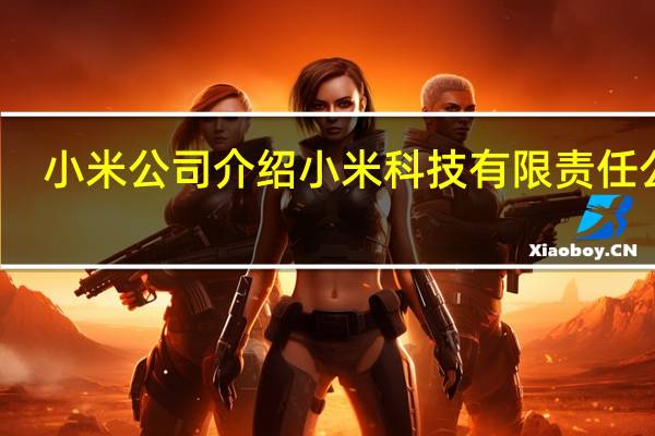 小米公司介绍 小米科技有限责任公司