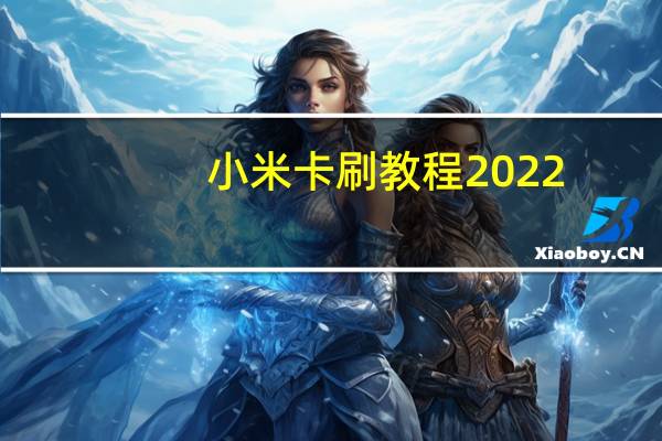 小米卡刷教程2022（小米卡刷教程）