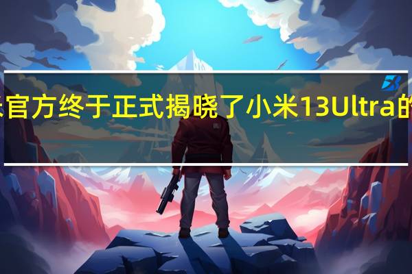 小米官方终于正式揭晓了小米13Ultra的外观设计