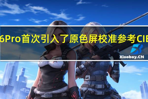 小米平板6Pro首次引入了原色屏校准参考CIE2015进行校准