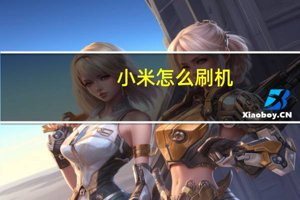 小米怎么刷机（小米如何进入刷机模式）