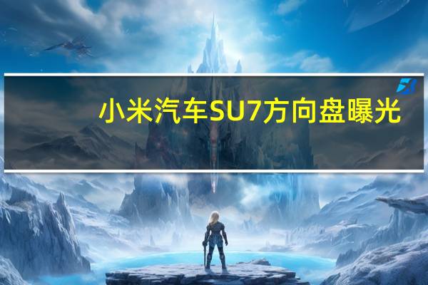 小米汽车SU7方向盘曝光：设双独立按钮、可一键切换驾驶模式